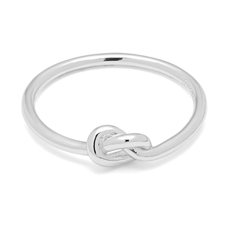 Lulu copenhagen Love Knot Ring Silver